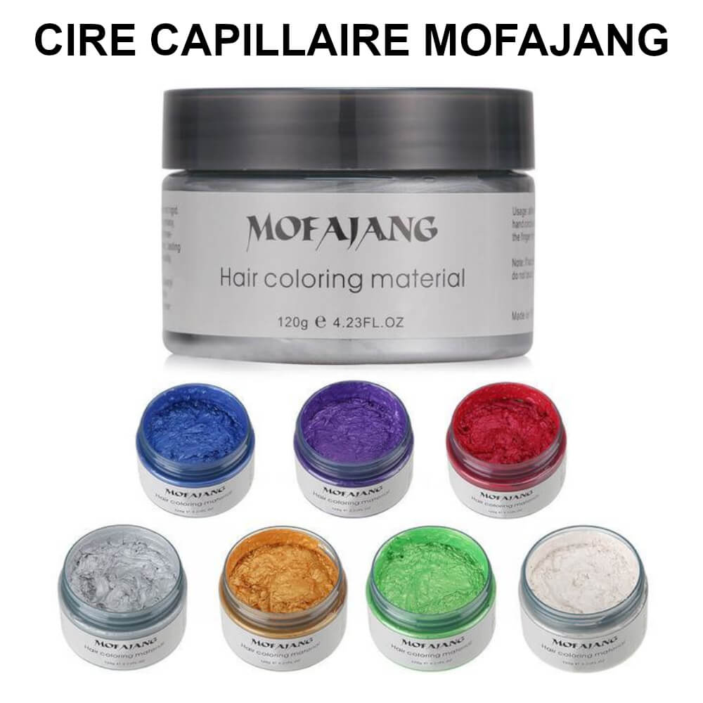 Cire capillaire colorante temporaire