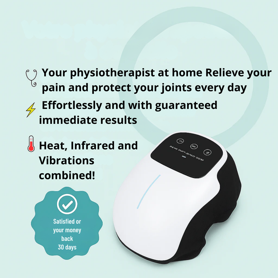 Relieve Your Knees & Joints in 10 Minutes – 3-in-1 Pain Relief Massager
