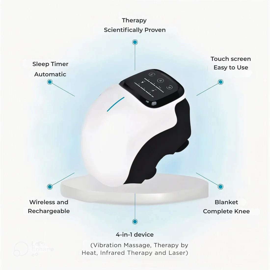 Relieve Your Knees &amp; Joints in 10 Minutes – 3-in-1 Pain Relief Massager